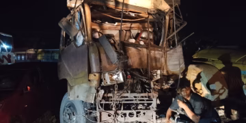 Full Power! Unit Gakkum Sat Lantas Polres Simalungun All Out Tangani Laka Beruntun 5 Kendaraan, 1 Tewas