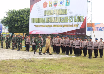 Kapolres Simalungun Hadiri Pembukaan TMMD ke-127, Masyarakat Kebanjiran Bantuan Sosial