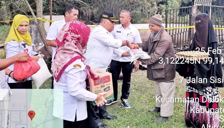 Pemkab Simalungun Salurkan Bantuan Kepada Korban Bencana Kebakaran di Kecamatan Dolok Batu Nanggar