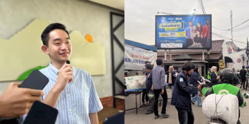 Wujud Kepedulian, Ketua BPH Yayasan Budi Luhur Cakti Julian Bongsoikrama Bagikan Takjil di Sekitar Universitas Budi Luhur