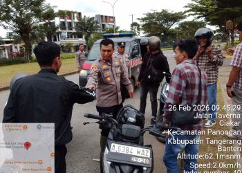 Polsek Panongan Gelar Ops KRYD, Tertibkan Aktivitas Mata Elang di Boulevard Citra Raya