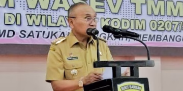 Bupati Simalungun Bersama Forkopimda Sambut Kunker Tim Wasev TMMD Ke-127 Tahun 2026 di Wilayah Kodim 0207/Sml