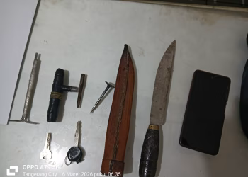 Polsek Batuceper Tangkap Pelaku Curanmor Jaringan Lampung di Tangerang, Bersenjata Pisau dan Kunci T