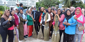 Sambut Hari Raya Idul Fitri 1447 H/2026 M, TP PKK Kabupaten Simalungun Gelar Bersih Desa di Nagori Dolok Maraja