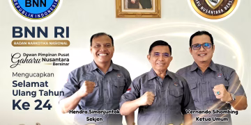 DPP, DPW, DPD GNB Mengucapkan Selamat Ulang Tahun yang ke-24 BNN Indonesia