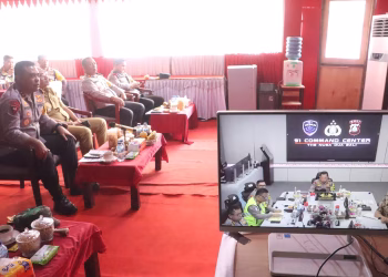Dari Tepian Danau Toba, Kapolda Sumut Pimpin Koordinasi Nasional Bersama Kapolri, Kapolres Simalungun Dampingi Penguatan Pengamanan Arus Balik Operasi Ketupat 2026