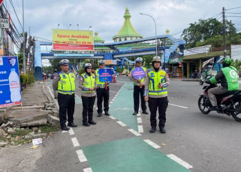 Satlantas Polrestro Tangerang Kota Kawal Arus Balik, Pemudik Diimbau Istirahat Jika Lelah