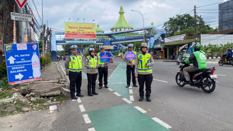 Satlantas Polrestro Tangerang Kota Kawal Arus Balik, Pemudik Diimbau Istirahat Jika Lelah