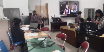 Pegawai Dinas Pendidikan Kabupaten Simalungun Tetap Aktif Masuk Kantor Meski WFH Selama Lebaran