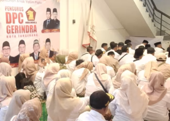 DPC, PAC dan Ranting Partai Gerindra se-Kota Tangerang Menggelar Santunan dan Acara Buka Puasa Bersama Dalam Mempererat Kader Partai