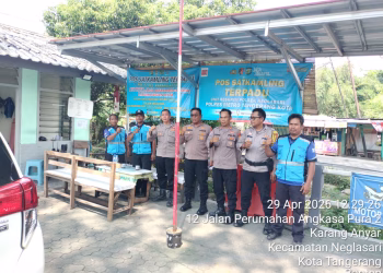 Polres Metro Tangerang Kota Nilai Pos Satkamling, Dorong Keamanan Lingkungan Berbasis Warga