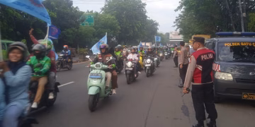 Peringatan Hari Buruh, Polres Metro Tangerang Kota Kawal Keberangkatan Massa Aksi ke Jakarta Pusat