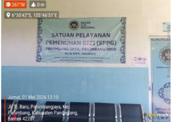 Ada Siapa Dibalik Dapur MBG SPPG Panimbang Jaya Diduga Belum Ada IPAL Seolah Kebal Hukum