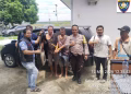Kapolsek Dolok Batu Nanggar Pimpin Langsung Pengamanan TKP: Dua Pencuri Lembu Pakai Mobil Sedan Tak Berkutik di Wilayahnya