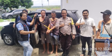 Kapolsek Dolok Batu Nanggar Pimpin Langsung Pengamanan TKP: Dua Pencuri Lembu Pakai Mobil Sedan Tak Berkutik di Wilayahnya
