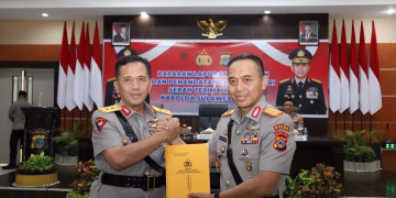 Laporan Kesatuan dan Penandatanganan Memori Sertijab, Brigjen Pol Nasri: Sinergi Jadi Kunci Kemajuan Institusi