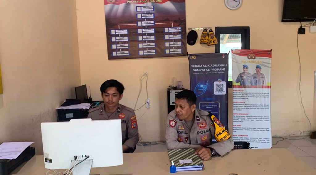 SPKT Polres Tojo Una-Una Maksimalkan Pelayanan Prima kepada Masyarakat