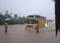 Banjir Rendam Jalur Trans Sulawesi di Torue Arus Lalu Lintas Sempat Lumpuh