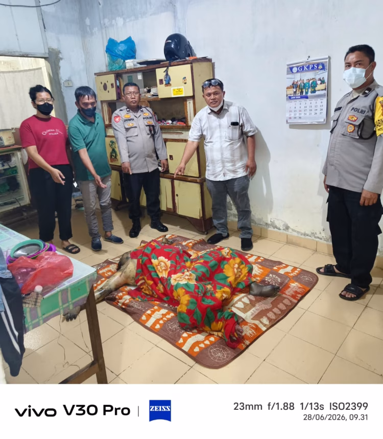 Respon Cepat Polsek Gunung Malela Pastikan Tak Ada Tindak Kekerasan, Warga Lansia Ditemukan Tewas di Kamar Mandi Rumah Sendiri