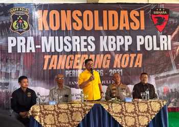 Mobi Wirahardian Ditetapkan Nahkodai KBPP Polri Resor Tangerang Kota Acara Pra-Musres Konsolidasi Yang Dihadiri Walikota Kota Tangerang