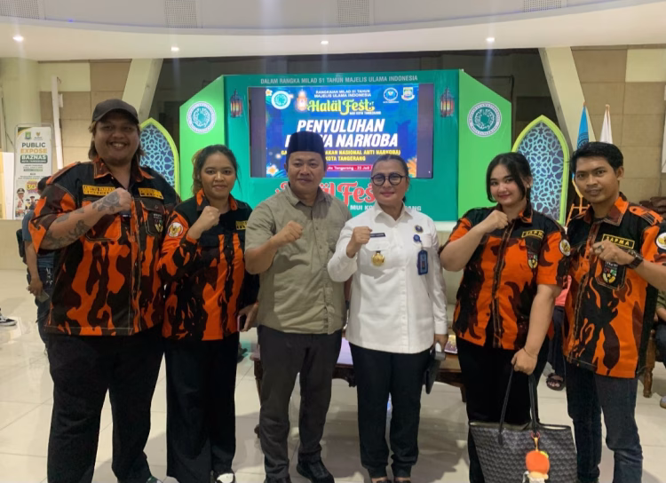 SAPMA PP Kota Tangerang Hadiri Halal Fest 2026 MUI Kota Tangerang, Dukung Penyuluhan Bahaya Narkoba Bersama BNN