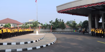 Apel Pagi hingga Kerja Bakti, Polres Metro Tangerang Kota Bersolek Sambut HUT Kemerdekaan RI