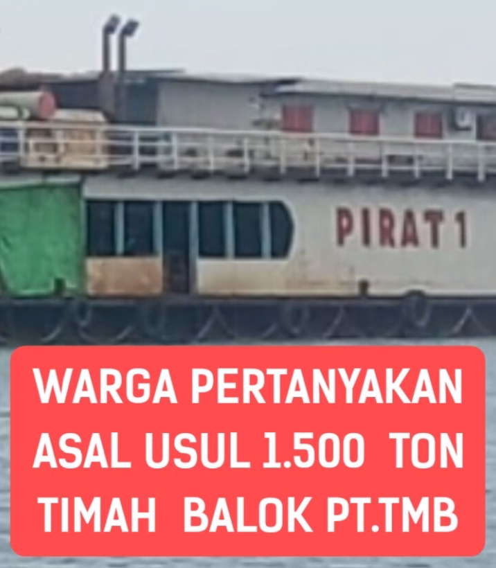 Soal 1.500 Ton Timah PT SMB, Warga Minta APH Telusuri Dugaan Pasokan Ilegal ke PT MGR