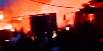 Kebakaran pabrik gudang mabel di Kampung Cihuni, Warga Sempat Was Was