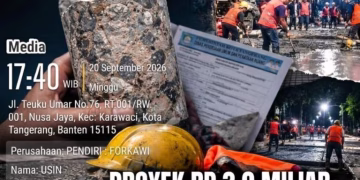 Tanpa Pengawasan, CV Safira Darma Wangsa Pekerjaan Tidak Sesuai SOP di Duga Menggunakan Cangkul