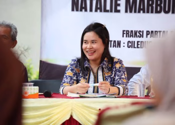 Nathalie Marbun Puas Bantuan Kesejahteraan di Kota Tangerang