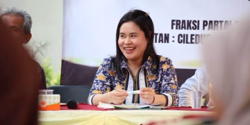 Nathalie Marbun Puas Bantuan Kesejahteraan di Kota Tangerang