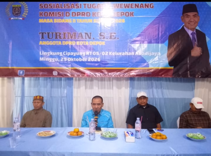 Dekat dengan Warga, H. Turiman Jelaskan Peran Komisi D DPRD Depok dalam Mengawal Pelayanan Publik